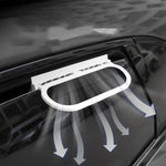 Solar Car Ventilation Fan Cool Circulate Air Reduce Heat Car Window Vent Fan Quiet Solar Exhaust Fan Air Circulation Fan Solar Charging Cooling Fan