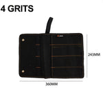 Chisel Carrying Case Canvas Pocket Tool Roll Holder Wrench Pouch Organizer For Knife Hammers Gouges Carpenter