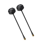 GEPRC Momoda2 4.9-6GHz FPV Antenna with 3.55dBi High Gain, SWR ≤1.28, 88% Radiation Efficiency, -25dB Cross-Polar, LHCP/RHCP, RG141 Cable, SMA, 90mm/170mm, 11.2-17.6g, Omnidirectional for HD & Analog VTX Goggles Racing Long-Range Drone