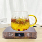 IPRee Coffee Mug Warmer Cup Heater Heating Pad Electric Hot Plate 6 Gear Temperature Warmer For Milk Tea Water 220V