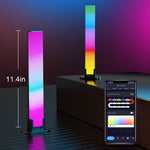 LinkMejor Smart Bluetooth Music LED Desktop RGB Light Bar Atmosphere Light Fantasy Desktop Night Lamp Competitive Game TV Pickup Background Light