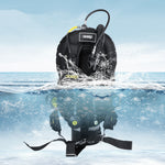 [US Direct] DIDEEP Floating Scuba Diving Donut BCD Buoyancy Compensator Device Buoyancy Light Back Fly One-Size Unisex Adjuster Diving Equipment