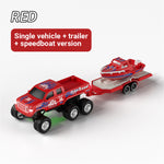 LinkMejor Q235 Q236 YW RTR Q Version 1/64 2.4G RWD Mini Alloy RC Car Six Wheel Off-Road Pickup Truck LED Light Support App Remote Control Three Speed Vehicles Models Pocket Toys Desktop Collection Gift For Boys