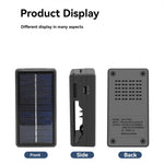 IPRee 18650 Solar Battery Charger Dual Slot USB LCD For 5V 1200mA 14500 16340 26650 Rechargeable Batteries Intelligent Fast Charging