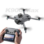 LinkMejor K900 MAX WiFi FPV with 4.5inch LCD Screen Controller HD Dual Camera Servo Gimbal 360° Obstacle Avoidance One-Key Airdrop Brushless Foldable RC Drone Quadcopter RTF