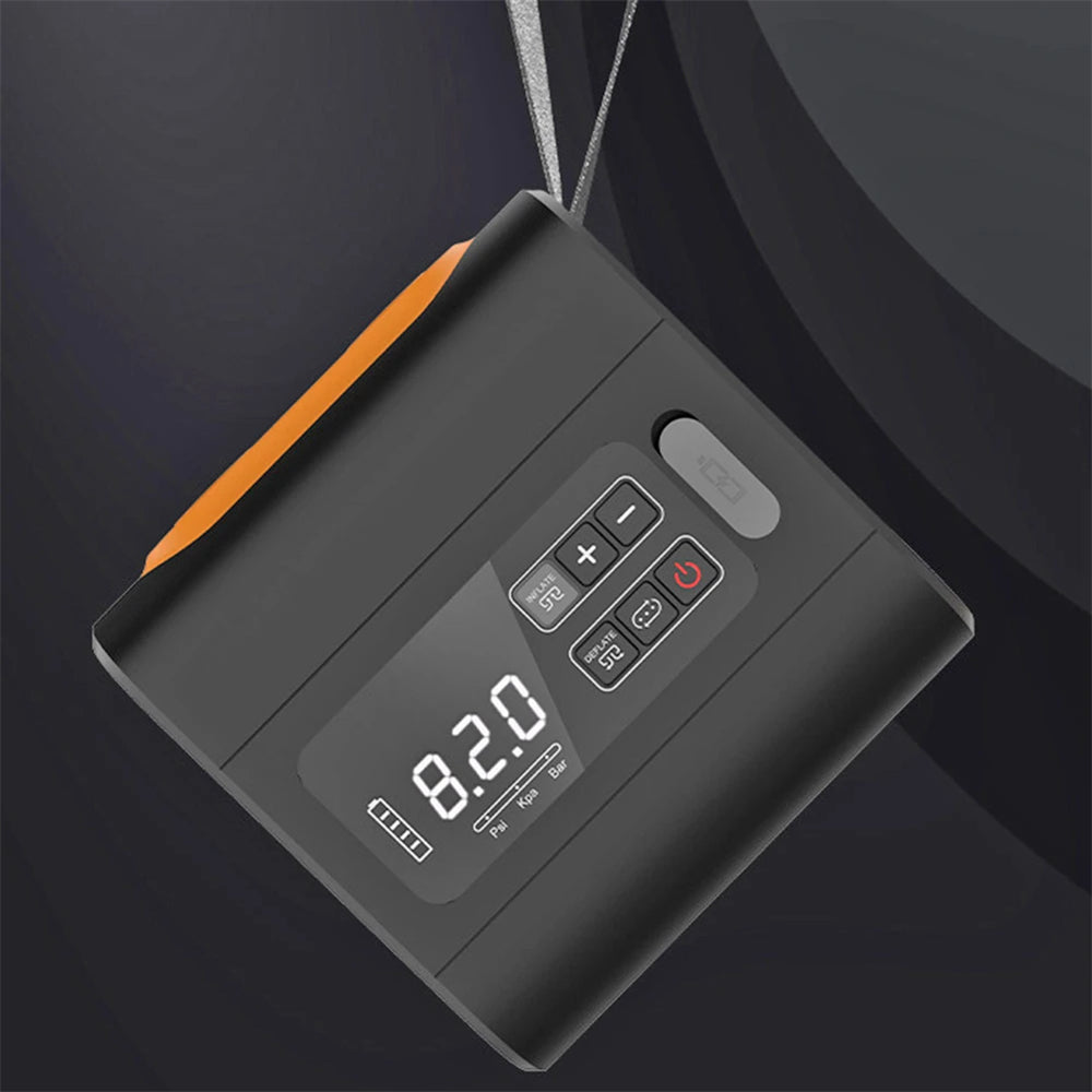 22PSI Smart Paddle Board Air Pump 5000mAh Rechargeable Battery-Powered for Inflatable Paddle Boards Auto-Off High Pressure Intelligent