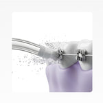 LinkMejor Mijia 2-Pack Water Flosser Replacement Tips 360° Rotating Oral Irrigator Nozzles for Daily Cleaning & Braces