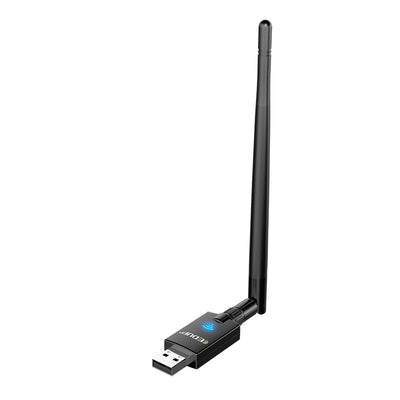LinkMejor AX900 WiFi6 Wireless Network Card 2.4G/5.8G Dual Band USB 900Mbps High Speed bluetooth 5.3 WiFi Card with External Antenna OFDMA+MU-MIMO Tech for Desktop Windows