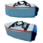 LinkMejor Double Zipper Fishing Boat Carry Bag Water Repellent Storage Bag for Bait Boat Fishing Equipment