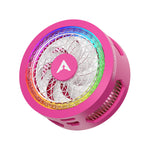 LinkMejor B3 Mobile Phone Cooler 25W Semiconductor Cooling Magnetic Clip 4 Levels Low Noise RGB Light Mobile Phone Radiator for PUBG Gaming Live Streaming