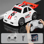 YLRC C6 Mini RC Drift Car with Dual Mode LED Lights Sound Optional HD Camera Screen Remote Control Smart Induction Following Children's Toys Gift Desktop Vehicles Models