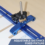LinkMejor Taper Cutting Jig Adjustable Limit Device Adjustable Distance Fixture Aluminum Miter Strip Sled Base
