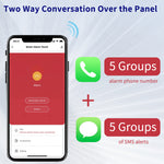 Tuya Smart Home Security Alarm System 4G WiFi Wireless 7-inch Screen Real-time Monitoring Instant Notification Voice Activation