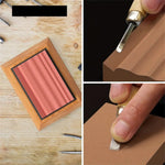 Wood Carving Sharpening Stone Kit 400 & 1000 Grit Whetstone with Multiple Notches Waterstone Straightens and Repairs Whittling & Carving Blades Chisels and Gouges