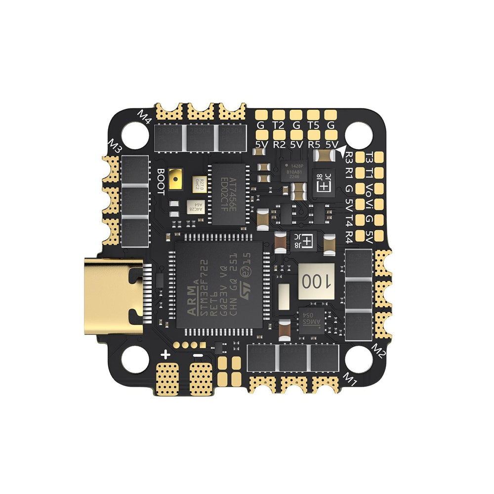 25.5x25.5mm GEPRC TAKER F722 45A 32Bit AIO STM32F722 Flight Controller 2-6S Brushless ESC Built-in Barometer for RC FPV Racing Drone