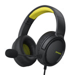 LinkMejor BG02 Gaming Headset Wired Headphones with Microphone Titanium 50mm Drivers 3.5mm Wired Connection Headphones