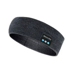 LinkMejor Wireless Stereo Bluetooth V5.0 Headphones Headband Charging Removable Washable Sweat-absorbent Sports Bandana Music Knit Eye Mask
