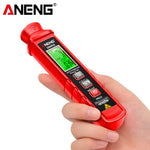 LinkMejor GN902 Electromagnetic Radiation Tester 3-in-1 Electric Field Magnetic Field Temperature Detection 5Hz-3500MHz Safety Alarm LCD Display Radiation Monitoring