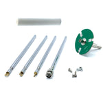 Wide Frequency GP Antenna 68-350MHz Adjustable Radiators High Gain Enhanced Transmission BNC Connector Umbrella Design