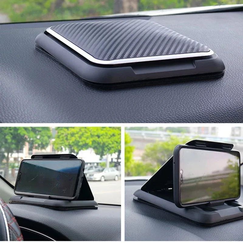 Car Center Console Mobile Phone Navigation Holder Anti-Slip Pad Mobile Phone Holder Instrument Panel Car Mobile Phone Holder