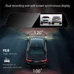 B15Y 4.5 Inch Touchscreen 1080P HD Front and Rear Dual Recording Rearview Mirror Driving Recorder Night Vision Rear Camera AI Chip Wide Angle Car DVR