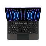 for iPad Air 11 M2 Multi-language Tablet Protective Keyboard Case with Touchpad Foldable Backlit Tablet Cover