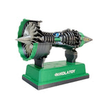 LinkMejor Miniature Trent 900 12cm Turbofan Engine Model Desktop Ornaments Science Discovery Toys