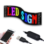 LinkMejor Car sign,programmable LinkMejor sign, Flexible Matrix panel by Bluetooth APP, LinkMejor Display and Sign board for store, shop, bar and business areas