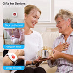 CF100 Tuya WiFi Alarm System Emergency Call Button for Seniors Emergency Call Receiver+Call Buttons SOS Bracelet Call Buttons Alert System