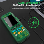 LinkMejor Dual Channel 50MHz*2 Vol O7 Handheld Oscilloscope 4-IN-1 Digital Multimeter+Function Signal Generator 6000A Current Tester