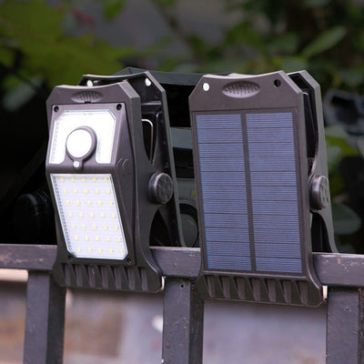 IPRee Multifunctional Solar Clip Light Outdoor Portable Waterproof Sensor Lamp Courtyard Garden Lamp Patio Home Camping Wall Lights