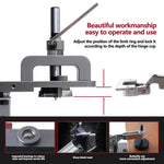 Fonson Tools 35mm Concealed Hinge Jig Drilling Guide Door Hinge Jig for Woodworking Door Cabinet Hinges Mounting Tool