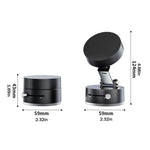 Double Sided Suction Cup Desktop Magnetic Phone Holder Lazy Multi-functional Foldable Storage Holder Vacuum Suction Phone Holder