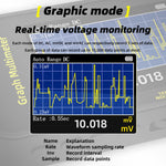 LinkMejor S500 Smart Graphic Multimeter 3.2 Inch TFT Screen 1000V DC AC Voltage 10A Current High Precision Portable Tester Electric Measurement Tool