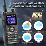 LinkMejor UV-28 PRO MAX High Power Walkie Talkie AM/FM Multi-band 999CH NOAA Wireless Copy Frequency EU Plug Type-C Charge Two Way Ham Radio with LED Flashlight