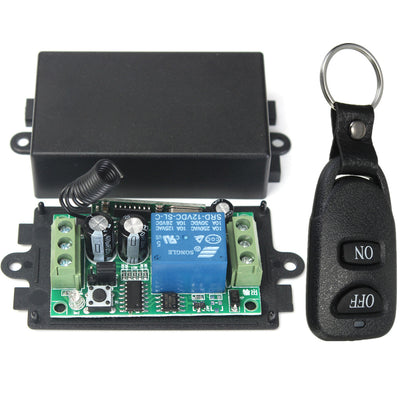 Geekcreit® 433MHz DC 12V 10A Relay 1CH Channel Wireless RF Remote Control Switch Transmitter With Receiver