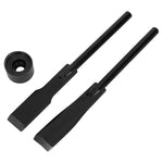 Electric Chisel Accessory Stainless Steel Flat Cutter Lightweight Plastic Handle 200mm Full Length Quick Install Woodworking Tool for Carpentry DIY