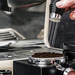 Comfook 8-Needle Coffee Distribution Tool SUS304 Stainless Steel Distribution Coffee Accessories Wide Compatible with 51-58mm Portafilter