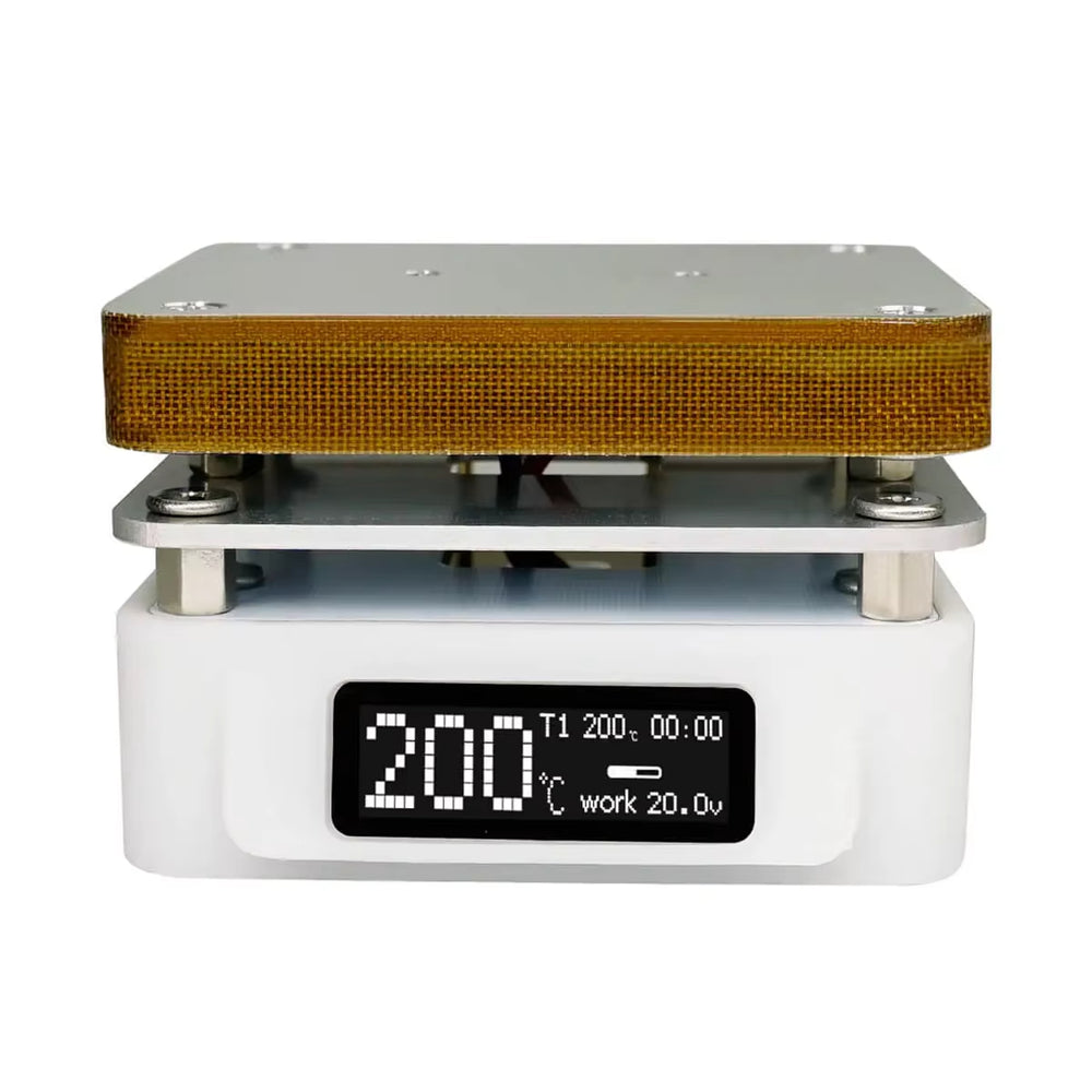 LinkMejor T55 Preheating Rework Station, Constant Temp Adjustable Electronic Hot Plate For PCB SMD Heating Led Lamp Desoldering