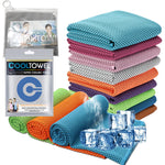 LinkMejor Portable Summer Sport Ice Towels Wipe Sweat Quick Drying Cool Cloth for Gym Outdoor Swimming Yoga Running