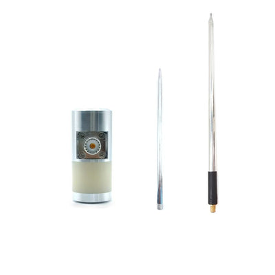 5.6m Telescopic Antenna 14-50MHz 100W PEP High Performance Portable Outdoor Communication Stainless Steel M10 Thread Aluminum Base