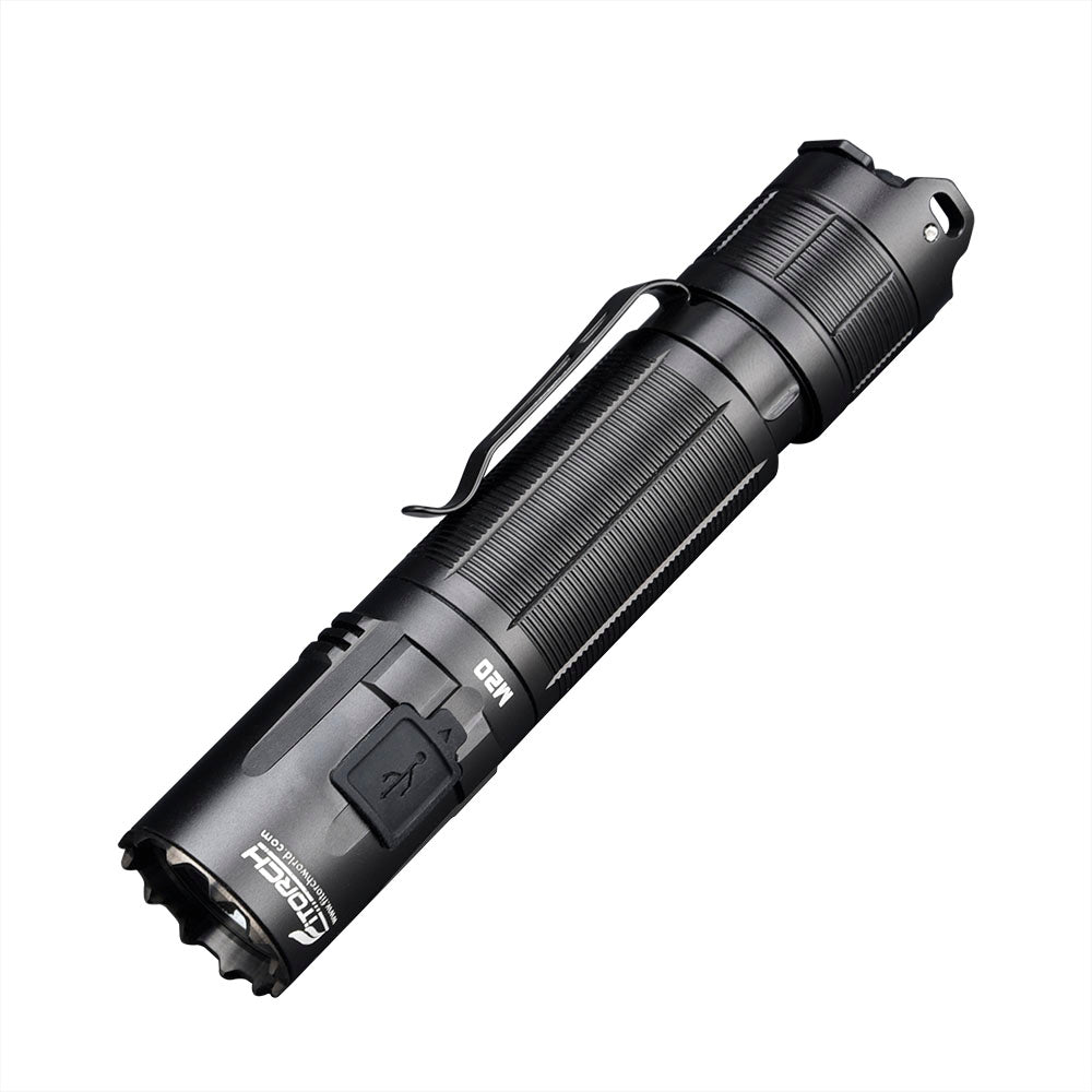 Fitorch M20 3000 Lumens 18650 2600mAh Type-C Rechargeable Battery High Output Compact Tactical Flashlight