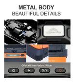 SignalFire AI-5 Pro Optical Fiber Fusion Splicer 6 Motors Core Alignmen 8s Splicin Automatic FTTH Splicing Machine
