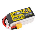 Tattu R-Line Version 5.0  22.2V 1200mAh 150C 6S1P Lipo Battery Pack With XT60 Plug
