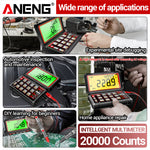 LinkMejor 623 623Pro Auto Repair Multimeter 20000 Counts AC/DC Voltage Current Resistance Capacitance Frequency Temperature NCV True RMS LCD Backlit Display