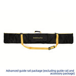Premium Padded Protective Rail Bag Compatible with 55 Inch Guide Rails Tear Resistant Waterproof Adjustable Hook-and-loop StrapsEnhanced Storage