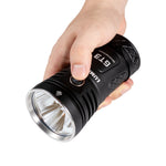LinkMejor GT3 V2.0 21000LM 4*18650 Strong Flashlight 648M Long Range Powerful Searchlight LED Torch IPX8 Waterproof