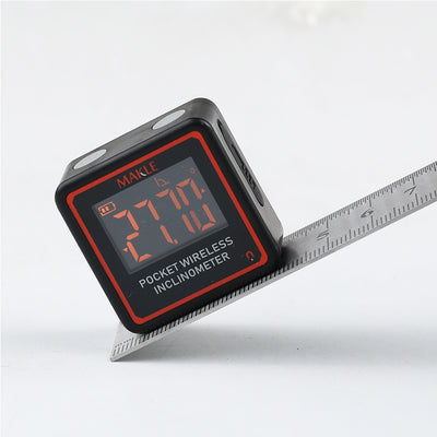 LinkMejor Mini Digital Inclinometer bluetooth Optional 90-Degree Pocket Angle Gauge Clear Display Portable Design Accurate Slope Measurements