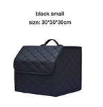 Large Capacity Car Trunk Organizer Storage Box Car Multi-Purpose Tool Storage Box Storage Organization Leather Folding Emergency Storage Box