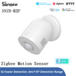 LinkMejor SNZB-03P Zigbee3.0 Motion Sensor 5-Seconds Faster Detection Smart Home Security Human Body Detection Smart Scene via eWeLink Work with Alexa Google Home